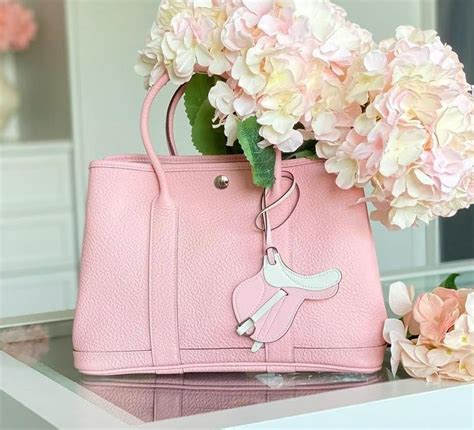 hermes pink and red garden part|Hermes garden party bag price.